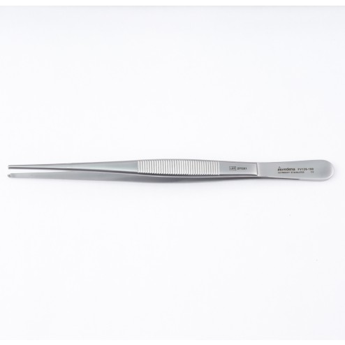 vedena® Chirurgische Pinzette, mittelbreit, 1x2 Zähne, 180 mm (7 ⅛“)