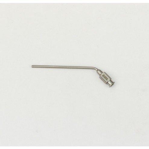 vedena® Saugrohr, kniegebogen, Luer, außen ∅ 2,5 mm, 60 mm (2 ¼“)