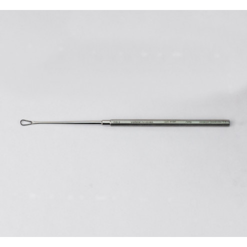 vedena® Ohrschlinge WEBER-LOCH, gerieft, Größe 2 = ca. 4,0 x 6,5 mm, 145 mm (5 ¾“)