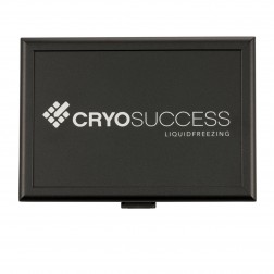 Cryosuccess ® Aufbewahrungsbox aus Aluminium mit Passform-Schaumstoff, schwarz