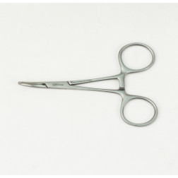 vedena® Sehr feine chirurgische Arterienklemme BABY-MOSQUITO-HARTMANN, 1x2 Zähne, gebogen, 100 mm (4“)