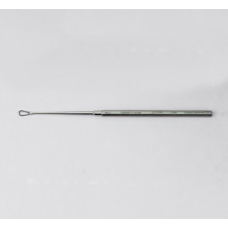 vedena® Ohrschlinge WEBER-LOCH, gerieft, Größe 2 = ca. 4,0 x 6,5 mm, 145 mm (5 ¾“)